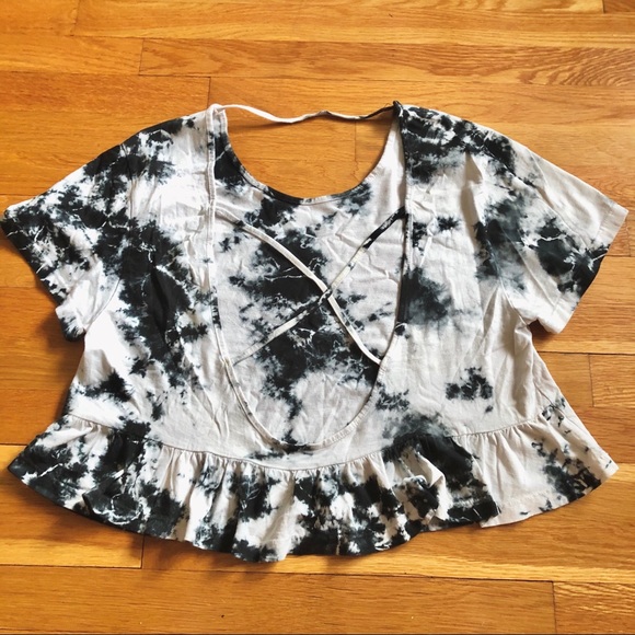 LF Tie Dye Backless T-shirt - Picture 2 of 3